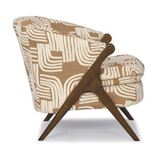 Load image into Gallery viewer, Tatiana Retro Accent Chair by Best Home Furnishings 3850DW 35014 Ginger Fabric Discontinued