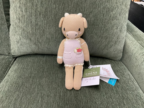 Ava the Cow by OneCoast COWAVALVMIN2 Lavender-Little