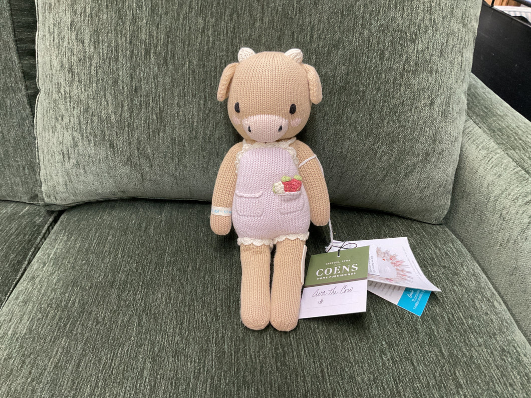 Ava the Cow by OneCoast COWAVALVMIN2 Lavender-Little