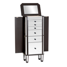 Load image into Gallery viewer, Heather Mirror &amp; Wood Jewelry Armoire by Linon/Powell 23J2002