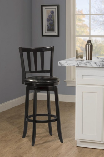 Presque Isle Wood Bar Stool by HH2/Hillsdale 4478-830 Black