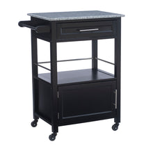 Load image into Gallery viewer, Mitchell Cart by Linon/Powell 464808BLK01U Black/Granite