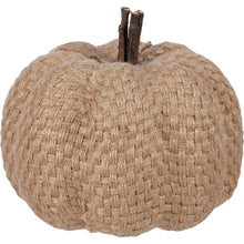Load image into Gallery viewer, Burlap Pumpkin by OneCoast 114728