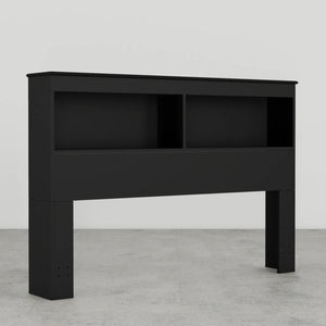 Essential F/Q Bookcase Headboard by Perdue 5030B Black