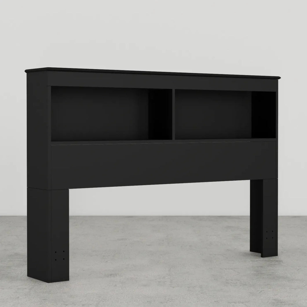 Essential F/Q Bookcase Headboard by Perdue 5030B Black