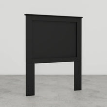 Load image into Gallery viewer, Essentials Twin Panel Headboard by Perdue 5037 Black