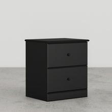Load image into Gallery viewer, Essential 21" 2 Drawer Night Stand by Perdue 5212 Solid Black