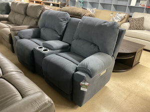 Showtime Triple Power Loveseat w/ Zero Gravity Mech by HomeStretch 219-26-60 Rebound Graphite