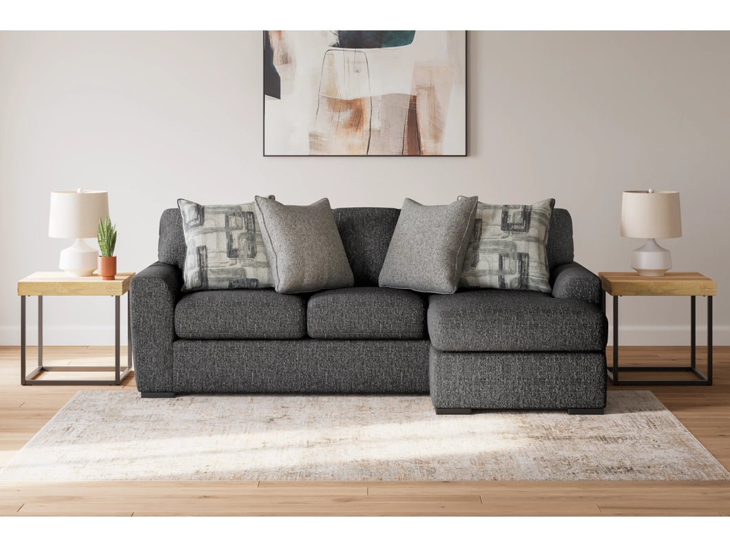 Gardiner Sofa Chaise by Ashley Furniture 5240418 Pewter