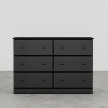 Load image into Gallery viewer, Esential 45&quot; 6 Drawer Dresser by Perdue 5446W Solid Black