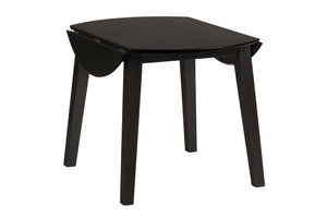 Simplicity Drop Leaf Table w/ 2 Slatback Chairs by Jofran 552-28 Espresso