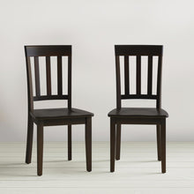Load image into Gallery viewer, Simplicity Drop Leaf Table w/ 2 Slatback Chairs by Jofran 552-28 Espresso