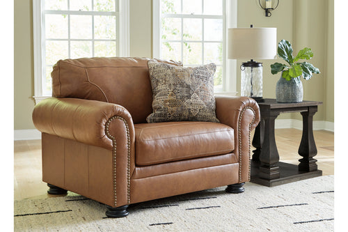 Carianna Oversized Leather Chair by Ashley Furniture 5760423 Caramel