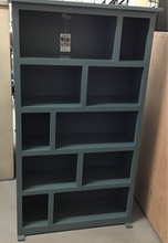 Load image into Gallery viewer, Rustic Alcove 66&quot; Bookcase by American Heartland 30365DB Dark Blue