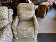Jitterbug Hi-Leg Recliner by Southern Motion 1697 392-62 Watersound Teal Discontinued Style & Fabric