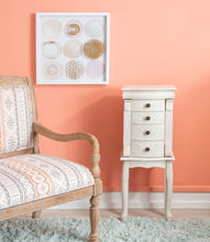 Load image into Gallery viewer, Kellie Off White Jewelry Armoire by Linon/Powell 19J6741W