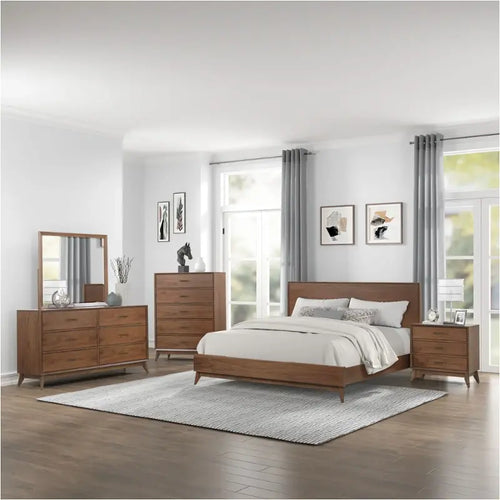 Century Modern Queen Platform Bed by Liberty Furniture 604-BR13, BR14, BR90