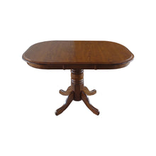 Load image into Gallery viewer, Laminated Pedestal Dining Table by Tennessee Enterprises 6048TBW 6048BBW Burnished Walnut