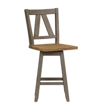 Load image into Gallery viewer, Lindsey Farm Counter Height Swivel Chair by Liberty Furniture 62-B250324 Gray