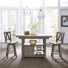 Load image into Gallery viewer, Lindsey Farm Counter Height Swivel Chair by Liberty Furniture 62-B250324 Gray
