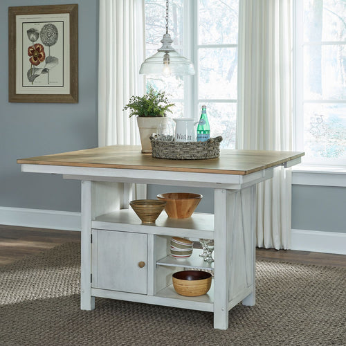 Lindsey Farm Kitchen Island by Liberty Furniture 62WH-IT5446 62WH-IT5446B