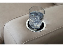 Load image into Gallery viewer, Lavenhorne Manual Reclining Sofa with Drop Down Table by Ashley Furniture 6330789 Pebble