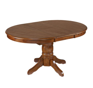 42" Round Pedestal Table w/Butterfly Leaf by Tennessee Enterprises 6357BW