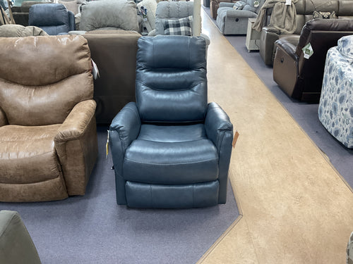 Swivel Glider Recliner by HomeStretch 250-93-62 Blue L/V