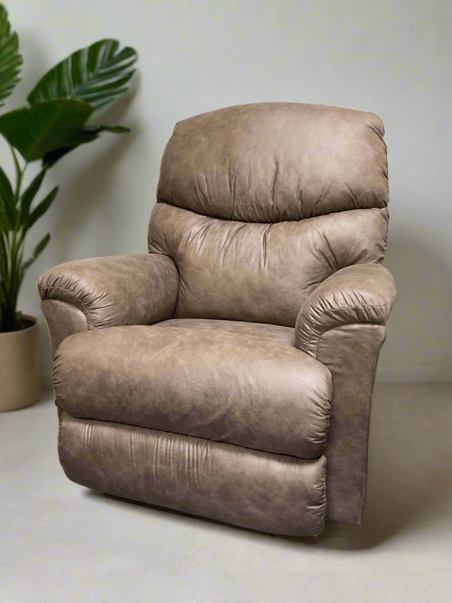 Larson Rocker Recliner by La-Z-Boy Furniture 10-528 C680573 Brown