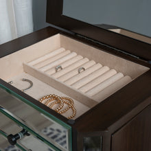 Load image into Gallery viewer, Heather Mirror &amp; Wood Jewelry Armoire by Linon/Powell 23J2002