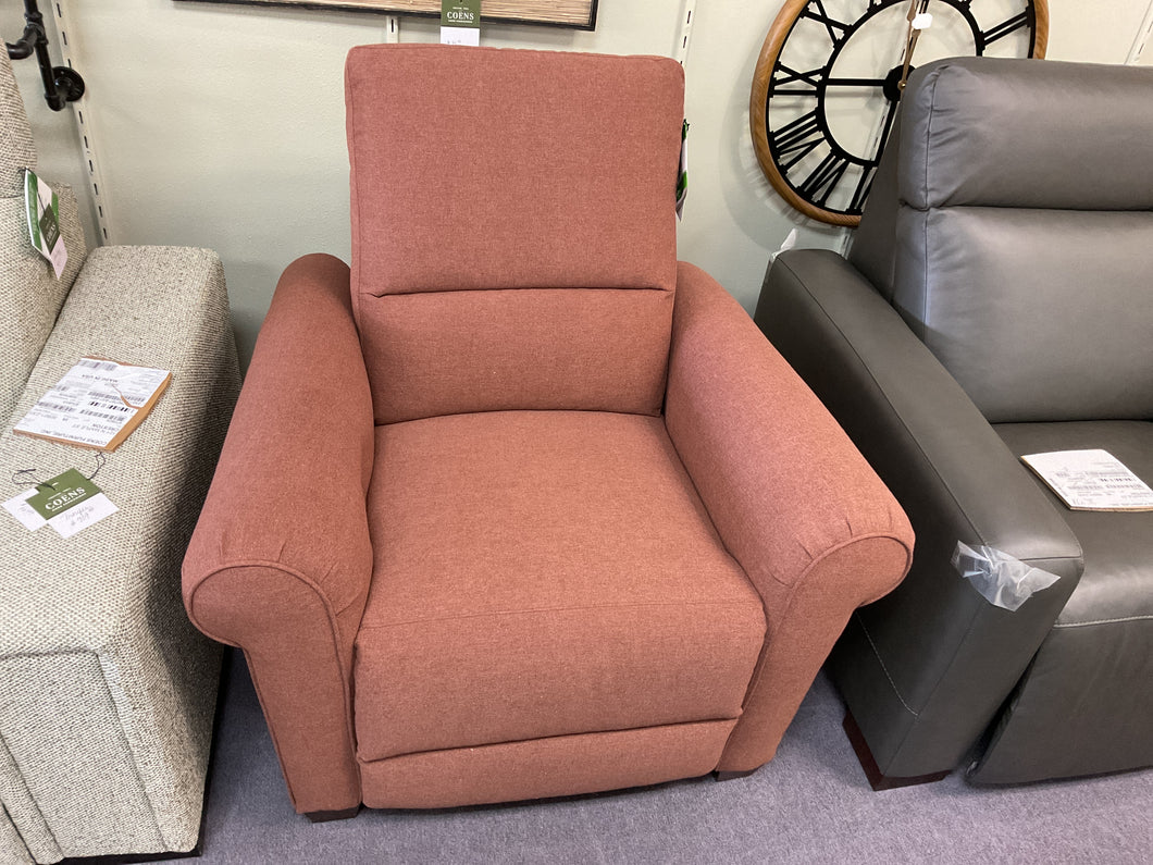 Clybourn Power Reclining Chair w/ Headrest by La-Z-Boy Furniture 81U-813 D201019 Spice