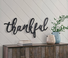 Load image into Gallery viewer, Emalee &quot;Thankful&quot; Wall Decor by Ashley Furniture A8010371