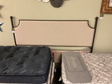 Load image into Gallery viewer, McArthur Upholstered King Bed w/Frame by HH2 Home 1826BKR Bronze/Stone