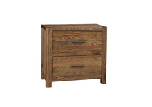 Load image into Gallery viewer, Crafted Oak 2 Drawer Nightstand by Vaughan-Bassett 790-227