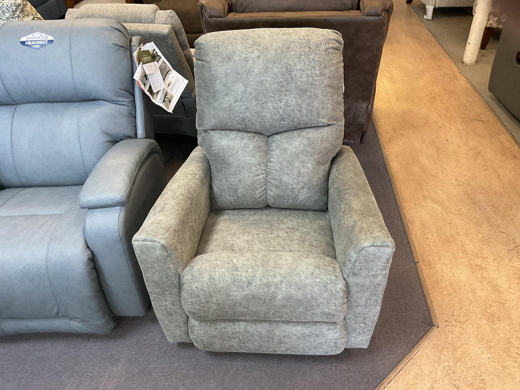 Hawthorn Power Wall Recliner w/ Headrest & Lumbar by La-Z-Boy Furniture 16X-780 LW E153755 Charcoal