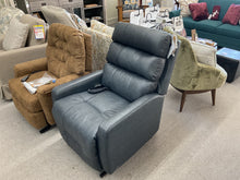 Load image into Gallery viewer, Kristisha Leather/Vinyl Power Lift Recliner w/ Head Tilt by Best Home Furnishings 9NZ31LU COVER 53552-L/18552-U Indigo