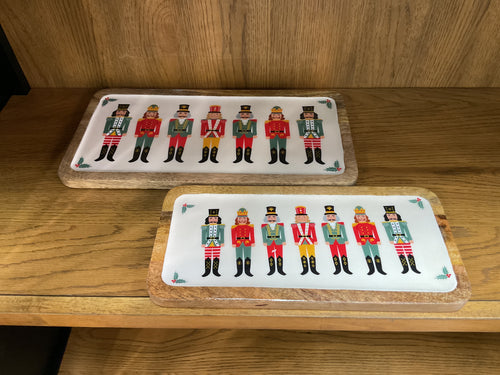 Nutcracker Tray (2pc set) by Ganz CX196996