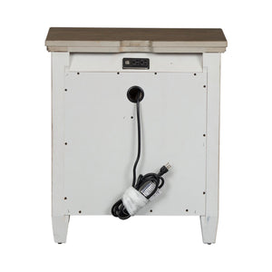 Heartland 2 Drawer Night Stand w/ Charging Station by Liberty Furniture 824-BR63