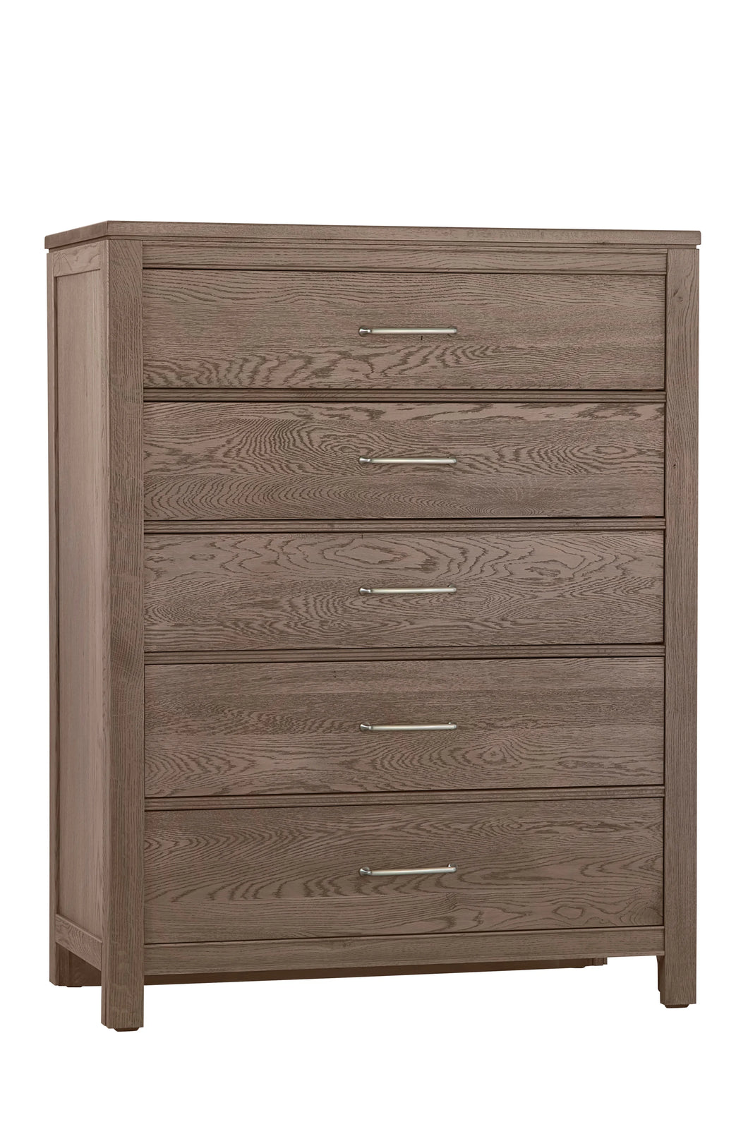 Tide & Timber Transitional 5 Drawer Chest by Vaughan-Bassett 831-115 Grey Oak