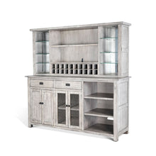 Load image into Gallery viewer, Alpine Buffet &amp; Hutch by Sunny Designs 1969AG-B 1969AG-H Alpine Grey