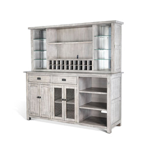 Alpine Buffet & Hutch by Sunny Designs 1969AG-B 1969AG-H Alpine Grey