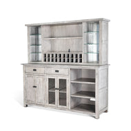 Alpine Buffet & Hutch by Sunny Designs 1969AG-B 1969AG-H Alpine Grey Discontinued