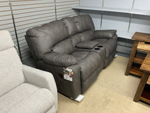 Load image into Gallery viewer, Rhino Manual Double Reclining Loveseat With Console by HomeStretch 204-23-21
