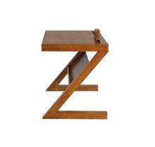 Load image into Gallery viewer, Z-Leg Writing Table with USB by Tennessee Enterprises 8994TB Tobacco Discontinued