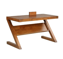 Load image into Gallery viewer, Z-Leg Writing Table with USB by Tennessee Enterprises 8994TB Tobacco Discontinued