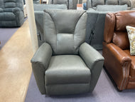 Parsens Leather Rocker Recliner by La-Z-Boy Furniture 10-827 BL211758 Coal