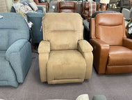 Maverly Power Rocker Recliner w/ BeCozzi  Heat, Massage, and Head Tilt by Best Home Furnishings 9NX17 20229 Khaki