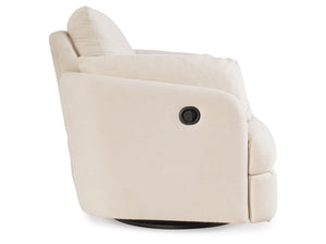 Modmax Performance Fabric Swivel Glider Recliner by Ashley Furniture 9210361 Oyster