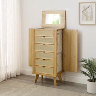 Claudette Jewelry Armoire by Linon/Powell 23J2000 Discontinued