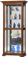 Oak Tall Slide-Entry Curio Cabinet by American Heartland 93419LT Light Oak